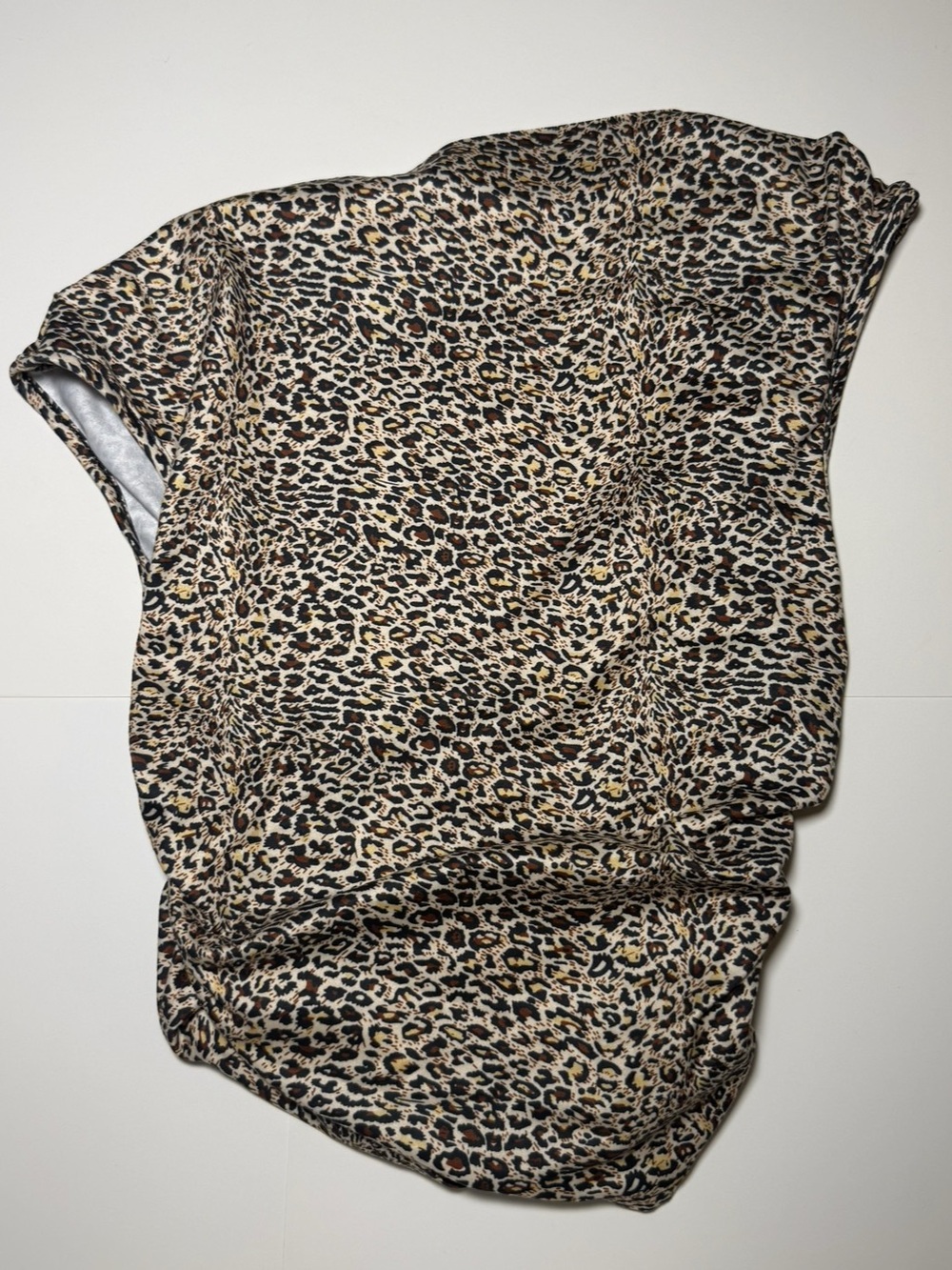 SHEIN Leopard Print Blouse in Brown & Black Size Small